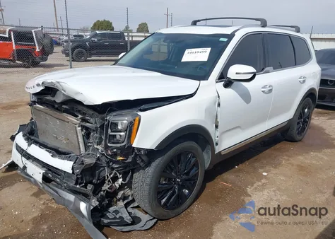 2020 Kia Telluride Sx z USA, uszkodzony, nr VIN 5XYP54HC9LG054417